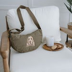 New In: Embroidered Pet Portrait Quilted Cross Body Bag - Lucy and Lola Shop