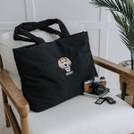 New In: Embroidered Pet Portrait Quilted Tote Bag - Lucy and Lola Shop