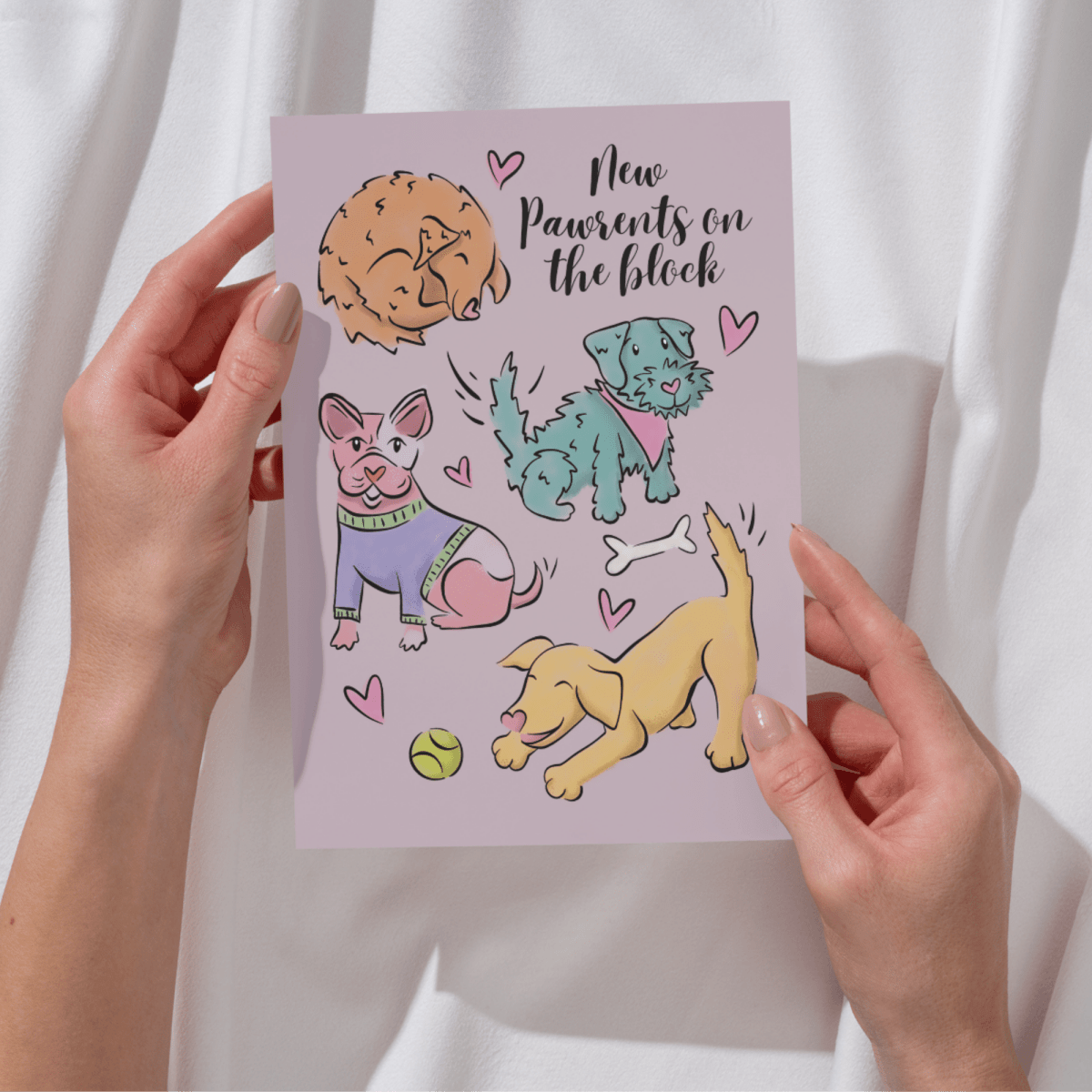 New Puppy Celebration Card - Lucy and Lola Shop