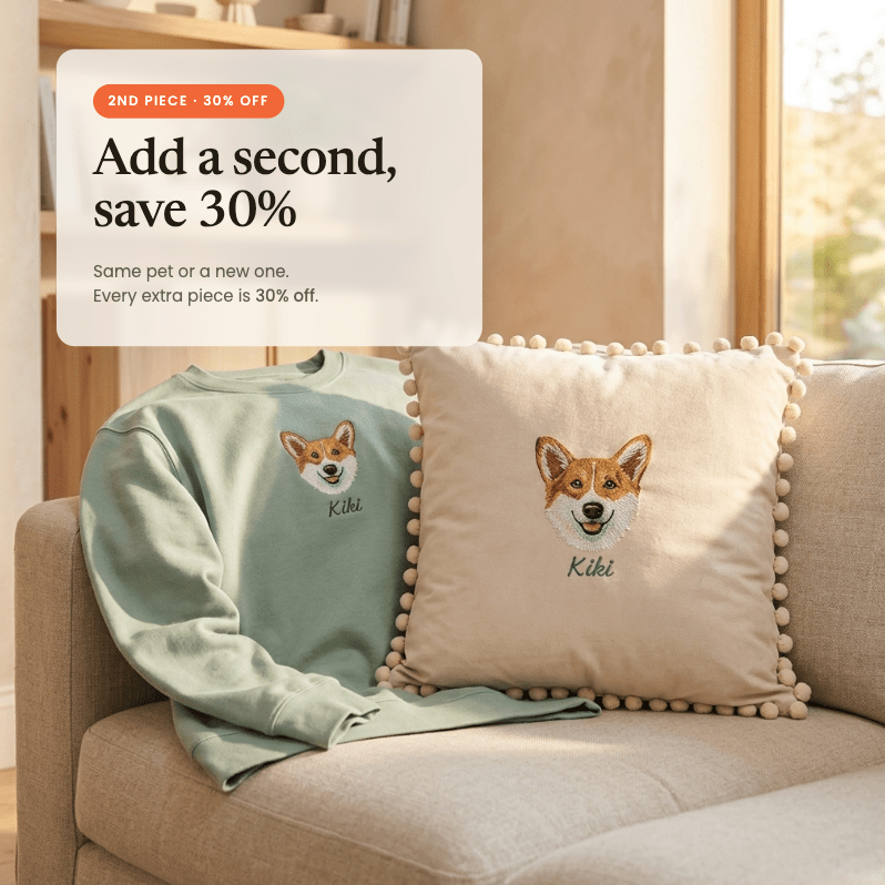 Pet Portrait Sunny Picnic Printed T-Shirt - Lucy and Lola Shop