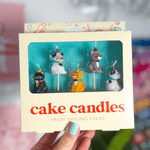 Pets in Party Hats Cake Candles - Lucy and Lola Shop