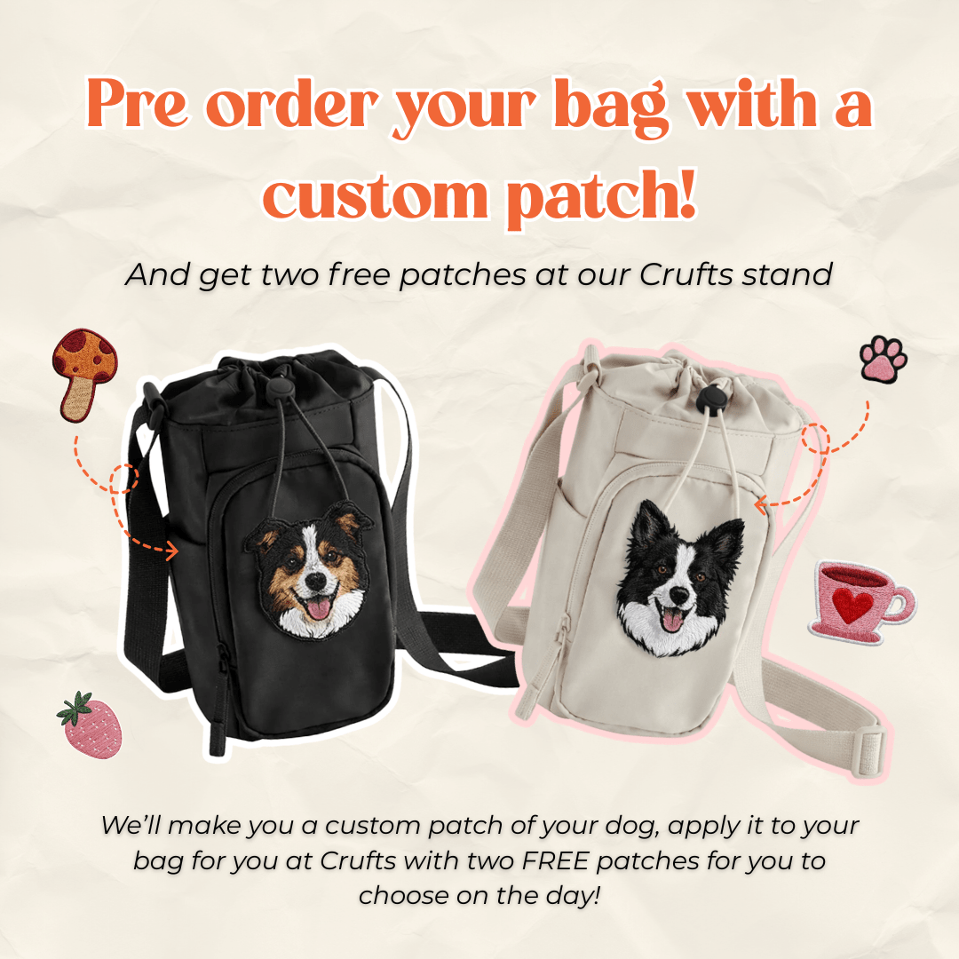 PRE ORDER: Embroidered Custom Dog Walking Bag Collect at Crufts - Lucy and Lola Shop