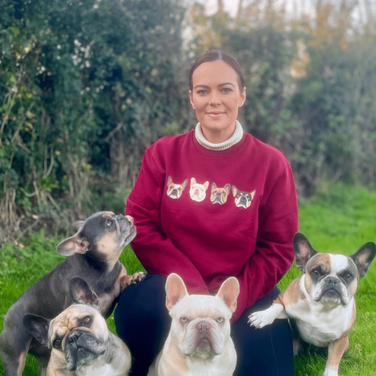 Printed Pet Portrait Organic Sweatshirt - Lucy and Lola Shop