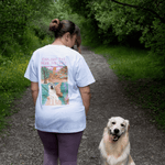 Printed Pet Portrait Peak District Organic T-Shirt - Lucy and Lola Shop
