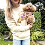 Printed Pet Portrait Pumpkin Patch Organic Sweatshirt - Lucy and Lola Shop