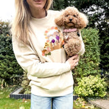 Printed Pet Portrait Pumpkin Patch Organic Sweatshirt - Lucy and Lola Shop