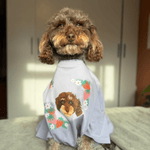 Printed Pet Portrait Strawberry Organic T-Shirt - Lucy and Lola Shop