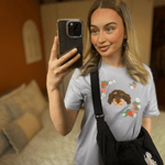 Printed Pet Portrait Strawberry Organic T-Shirt - Lucy and Lola Shop