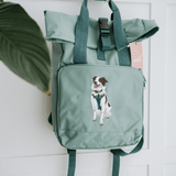 Recycled Printed Custom Pet Portrait Backpack - Lucy and Lola Shop