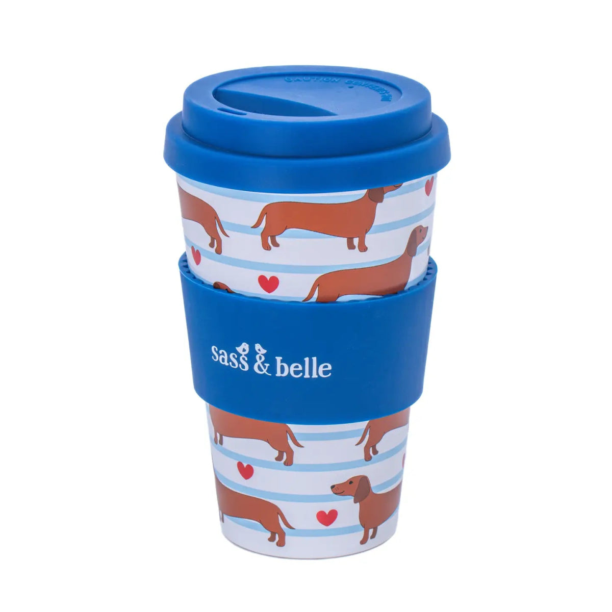 Sausage Dog Travel Coffee Cup - Lucy and Lola Shop