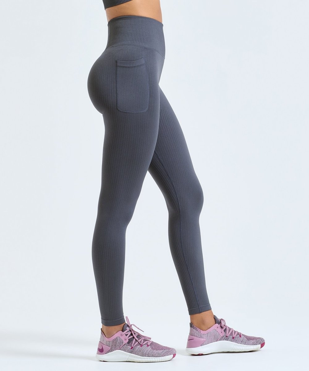 Seamless Ribbed Dog Walking Leggings (Two Pockets) - Lucy and Lola Shop