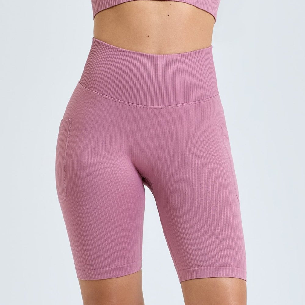 Seamless Ribbed Dog Walking Shorts (Two Pockets) - Lucy and Lola Shop
