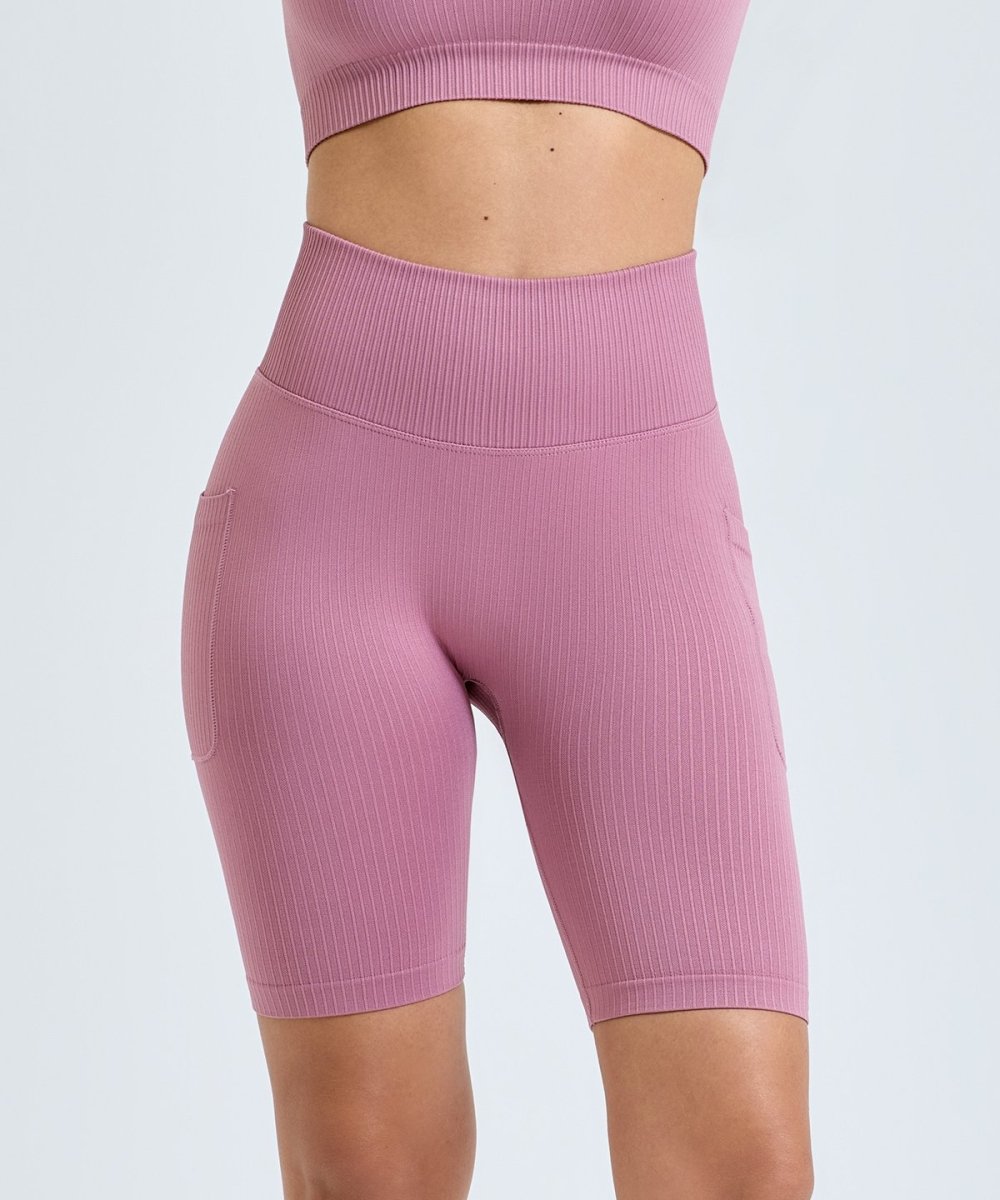 Seamless Ribbed Dog Walking Shorts (Two Pockets) - Lucy and Lola Shop