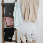 Seamless Ribbed Lucy & Lola Cycling Shorts Two Pockets - Lucy and Lola Shop