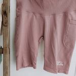 Seamless Ribbed Lucy & Lola Cycling Shorts Two Pockets - Lucy and Lola Shop