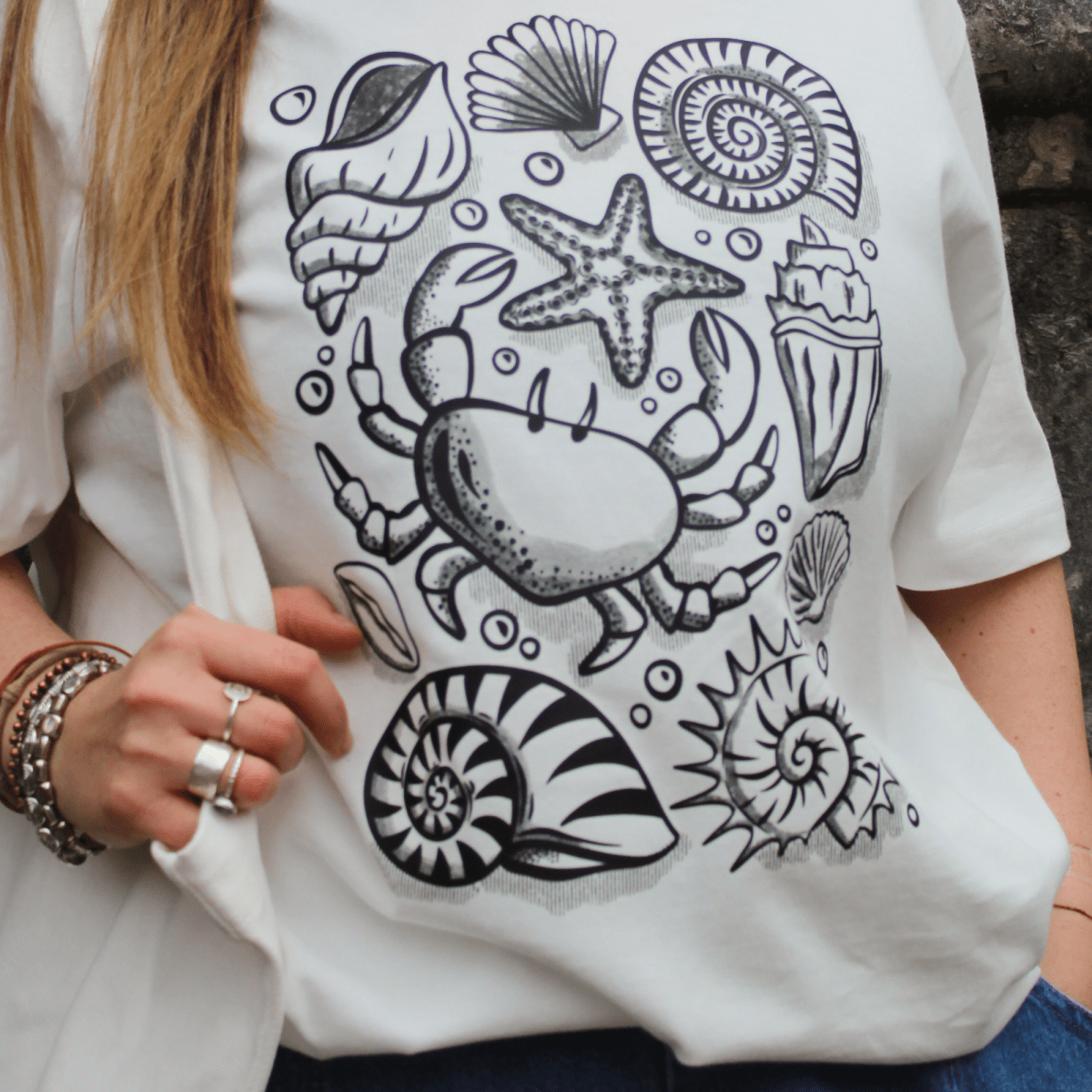 Shells Graphic T Shirt - Lucy and Lola Shop