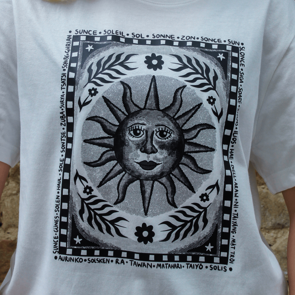 Sun Graphic T-Shirt - Lucy and Lola Shop