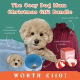 The Cosy Dog Mum Embroidered Sweatshirt Gift Set — Limited Christmas Edition - Lucy and Lola Shop
