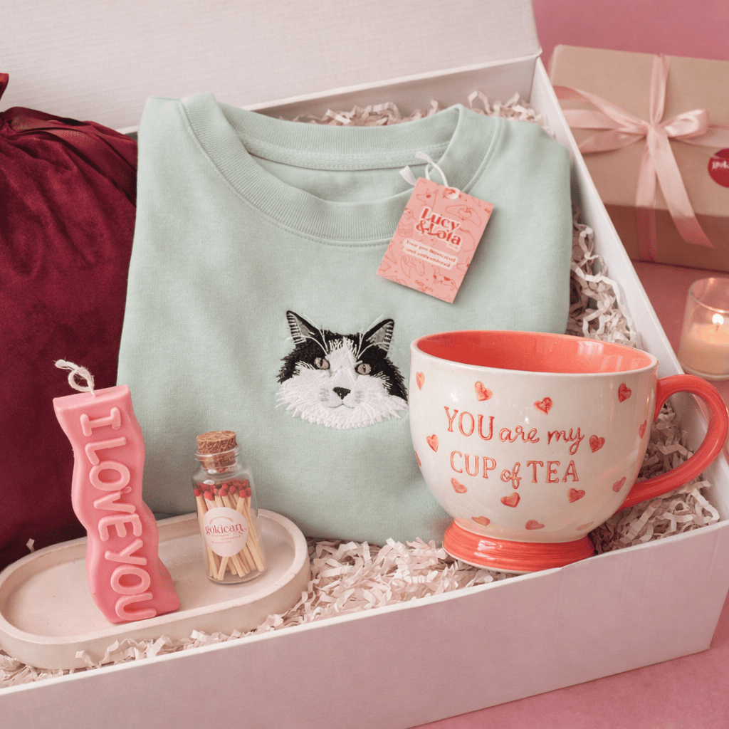 The Pawfect Valentines Embroidered Sweatshirt Gift Set - Lucy and Lola Shop