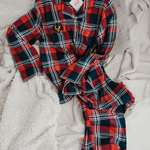 a custom embroidered pyjama set featuring a hand-drawn pet portrait, the perfect personalised pet gift