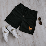 Embroidered Pet Portrait Organic Shorts - Lucy and Lola Shop