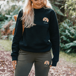 Embroidered Pet Portrait Organic Tracksuit Bottoms - Lucy and Lola Shop